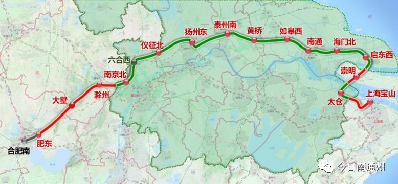 采用地下站方案，北沿江高铁新机场海门北站效果图出炉！